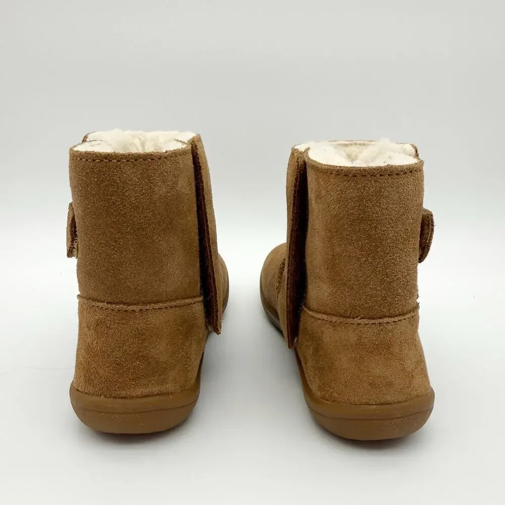 UGG Kids Keelan II Boots US 10 EU 27.5 Chestnut Brown Suede NIB